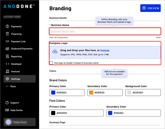 Payments Branding - 3